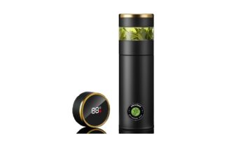 Smart Thermos Flask with LED Temperature Display, 450ml