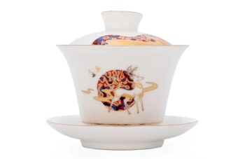 Gaiwan, porcelain, 180 ml.