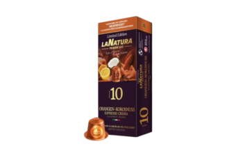 Orange-Coconut Crema Premium Coffee 10 Capsules