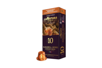 Caramel Honey Espresso Crema Premium Coffee 10 Capsules