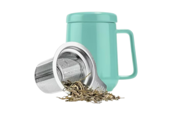 Peak Ceramic Mug w/ Infuser, 580ml.