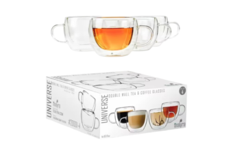 Universe Double Wall Glasses, Set of 4