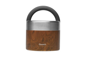 Insulated lunch box with handle “Wood”, 850ml. + compartment