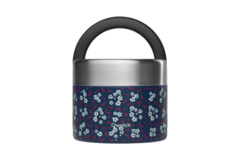 Insulated lunch box with handle “Hanami Bleu”, 850ml + compartment