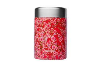 Insulated Lunchbox Flowers Red, 600ml