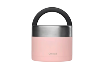 Insulated Lunch Box Pastel Pink, 850ml. + compartment
