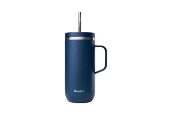 Insulated Cold Cup with Handle Matt Navy Blue, 600ml