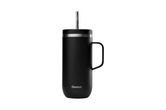 Insulated Cold Cup with Handle Matt Black , 600ml