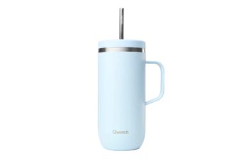 Insulated Cold Cup with Handle "Pastel Blue", 600ml