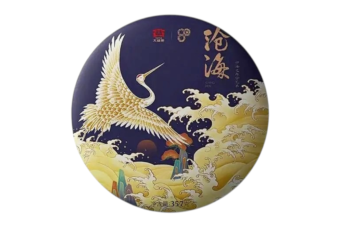 2020 DaYi "Cang Hai" (the Blue Ocean) Cake 357g Puerh Sheng Cha Raw Tea, 1st Batch